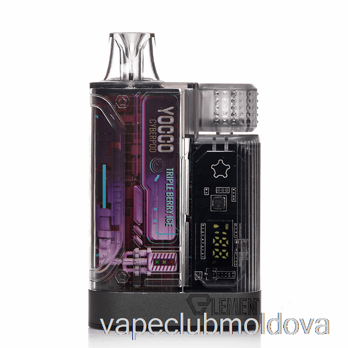 Kit Vape Pod Yocco Cyberpod 12000 De Unică Folosință Cu Gheață Cu Fructe De Pădure